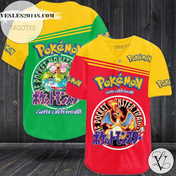 Pokemon Gotta Catch âEm All Baseball Jersey